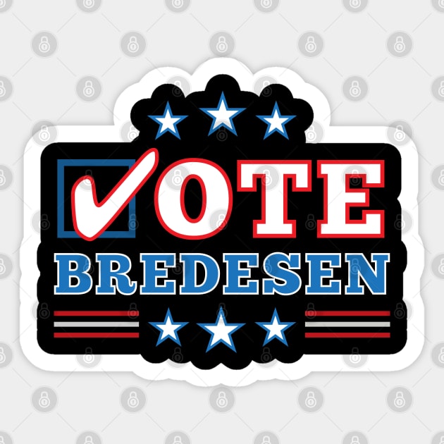 Tennessee "Vote Bredesen” for US Senate Midterm Election Sticker by Elvdant